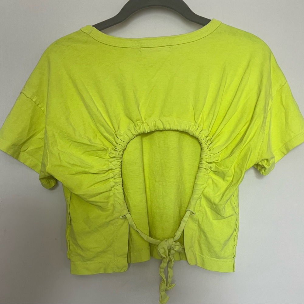 Urban Outfitters Bright Tie Back Crop Top